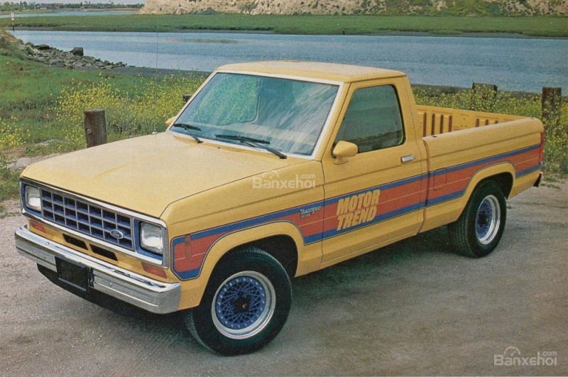 Ford Ranger cỡ nhỏ với dẫn động cầu sau lộ diện vào năm 1983.