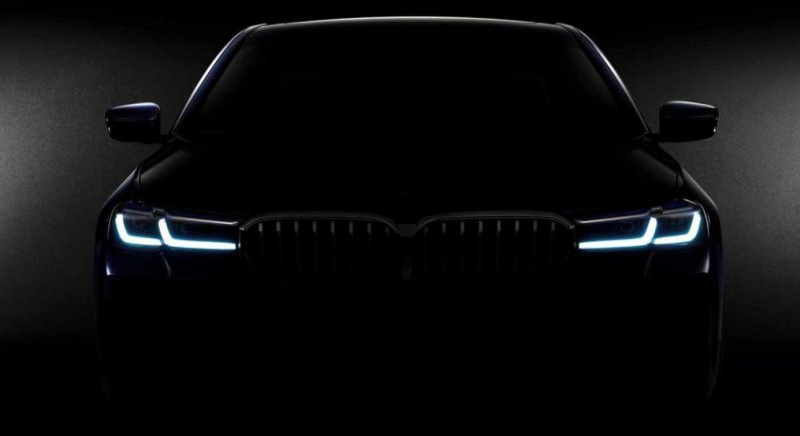 Ảnh teaser BMW 5-Series 2021 facelift sắp lộ diện....