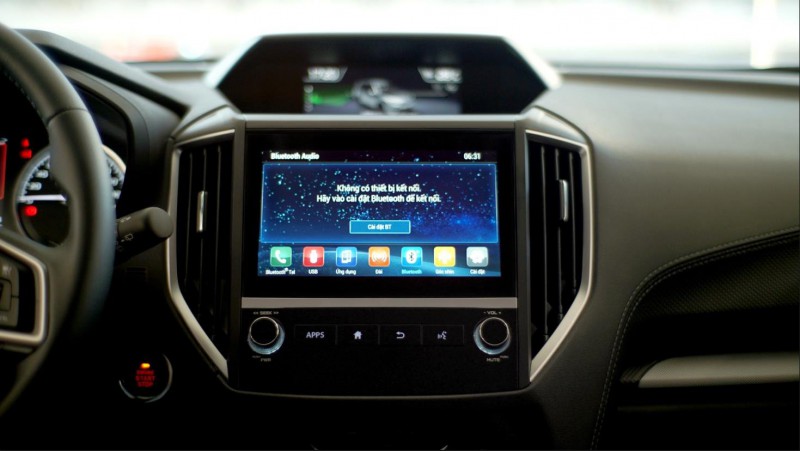 Màn hình cảm ứng tích hợp Android Auto và Apple CarPlay trên Subaru Forester GT Edition/