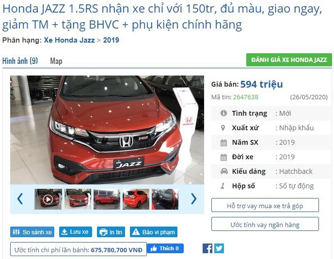 Quá ế ẩm, HVN âm thầm khai tử Honda Jazz 2020? 3