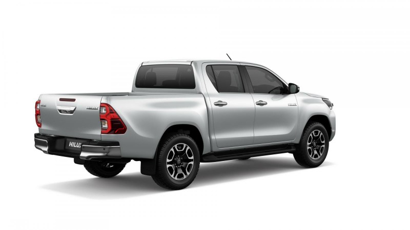 Toyota Hilux 2021 facelift bảo toàn ngôn ngữ thiết kế thân thuộc.