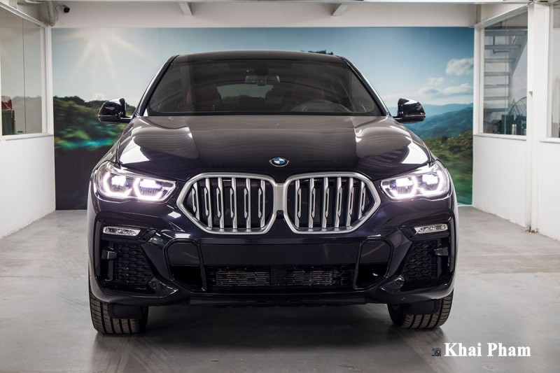 Ảnh chính diện đầu xe BMW X6 2020