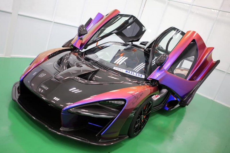 McLaren Senna độc nhất Việt Nam đã lộ diện, đại gia Việt gắn biển số tên vợ a3