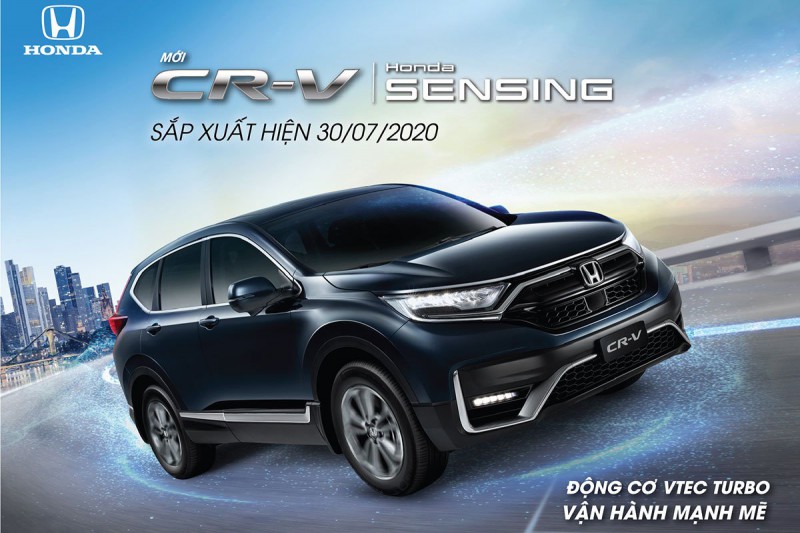 Honda CR-V 2020 sắp ra mắt tại Việt Nam.