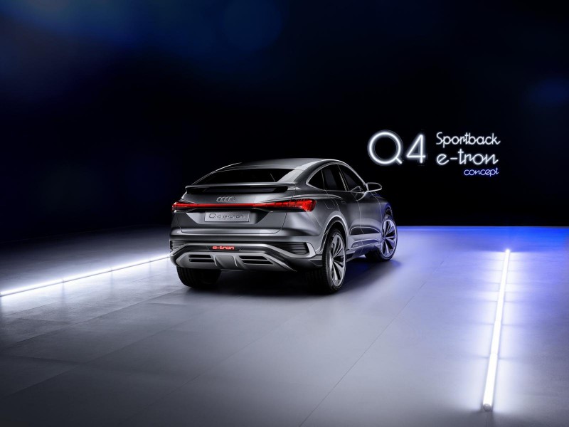 Audi Q4 Sportback E-Tron Concept sở hữu sức hút khó cưỡng.