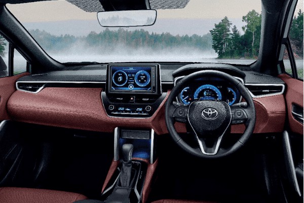 Toyota Corolla Cross 2021 tạo hình quyến rũ.