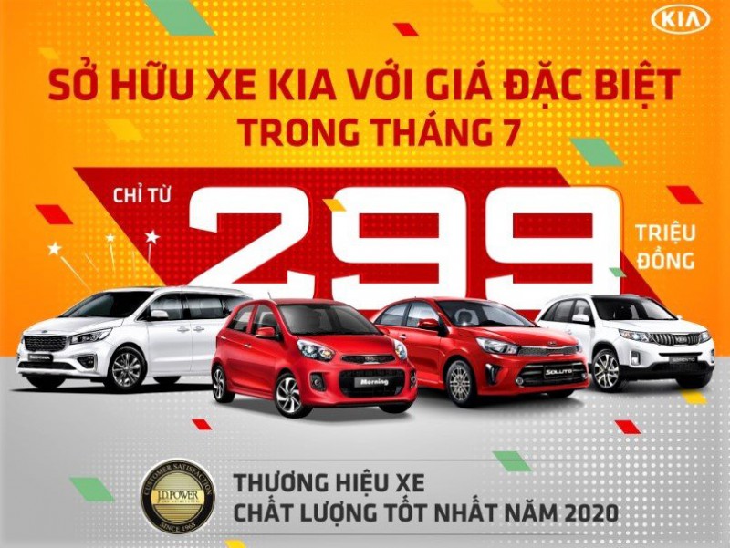 Kia Việt Nam khuyến mãi lên tới 60 triệu đồng trong tháng 7/2020 1