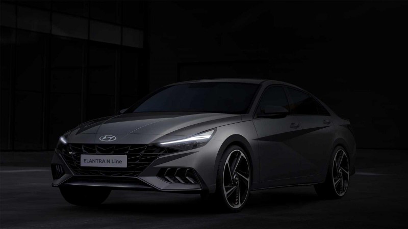 Hyundai Elantra N Line 2021 nâng tầm quyến rũ.