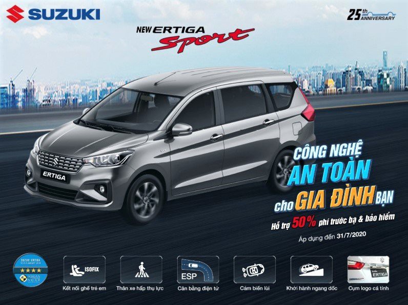 Suzuki Ertiga áp dụng ưu đãi lên tới 40 triệu đồng trong tháng 7/2020 1