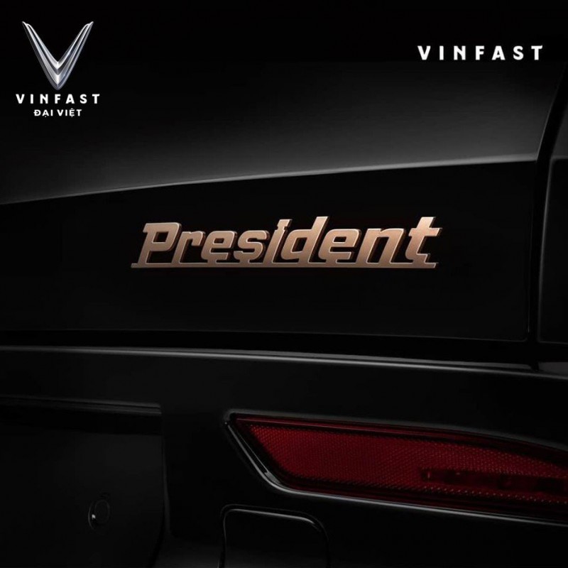 VinFast hé lộ logo mẫu xe President mới 1