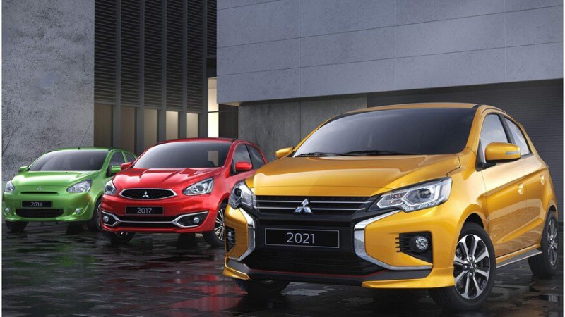 Mitsubishi Mirage 2021 không thay đổi đáng kể về trang bị, động cơ.