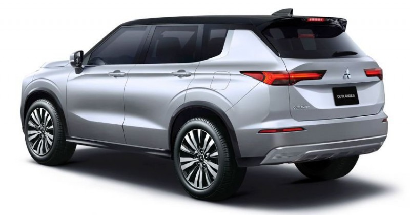 Mitsubishi Outlander 2021 dự kiến mang hệ truyền động hybrid.