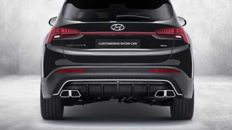 Hyundai Santa Fe N Performance nâng tầm trang bị.