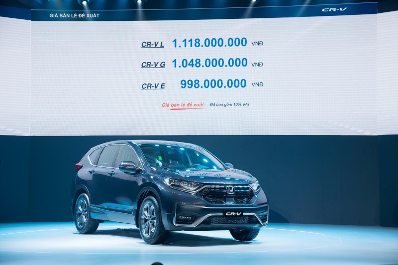 Honda CR-V 2020 mới ra mắt thị trường Việt.