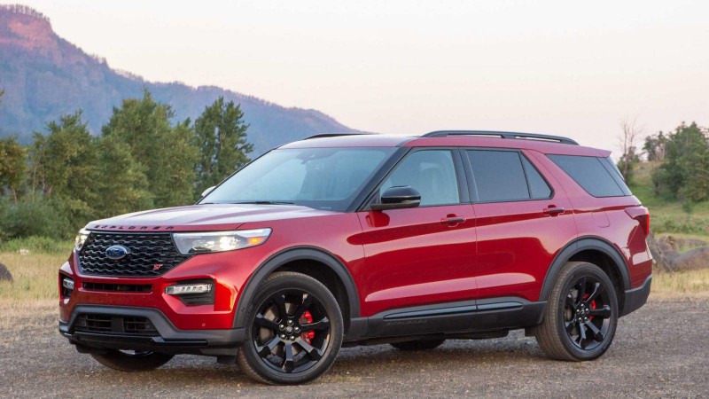 Ford Explorer ST 2021 cập nhật nội thất.