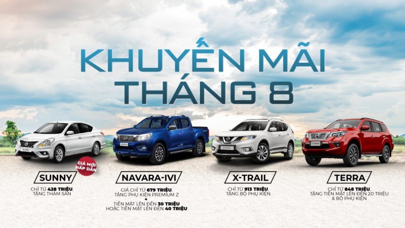 Nissan Việt Nam áp dụng ưu đãi hấp dẫn trong tháng 08/2020 1