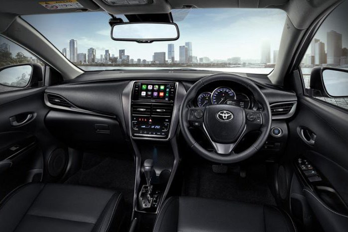 Nội thất Toyota Vios 2021.