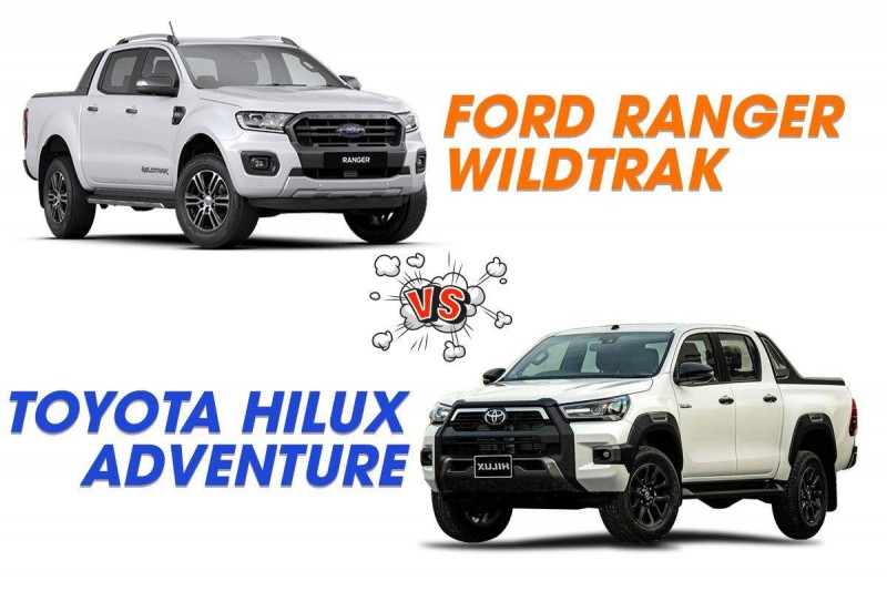 So sánh xe Toyota Hilux Adventure 2020 và Ford Ranger Wildtrak 2020: Ngang tài, ngang sức a1