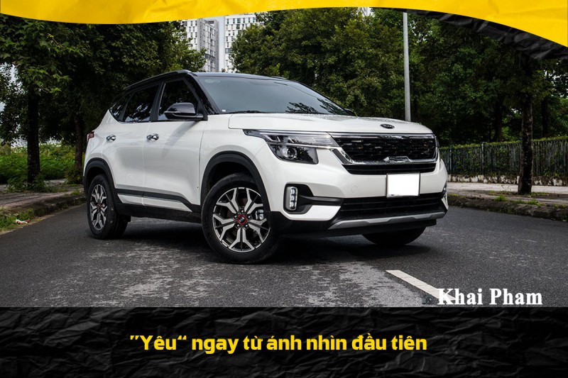 Ảnh chính diện đầu xe Kia Seltos 2020