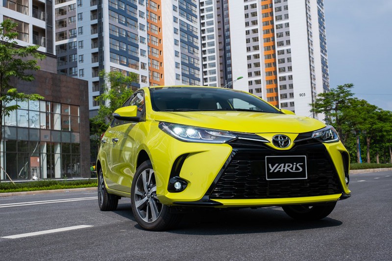 Toyota Yaris 2021 được nhập khẩu nguyên chiếc từ Thái Lan.