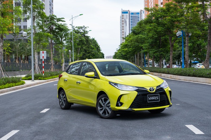 Toyota Yaris 2021 giữ nguyên kích thước.