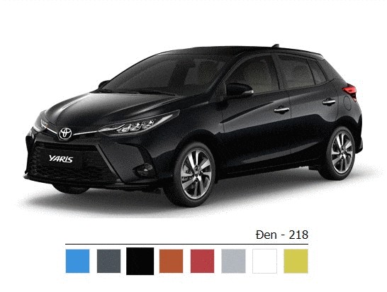 Ảnh chụp đầu xe thấp Toyota Yaris 2020 