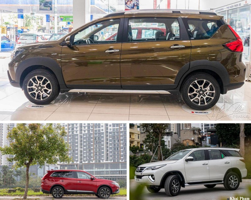 3 dòng xe MPV, SUV và CUV.