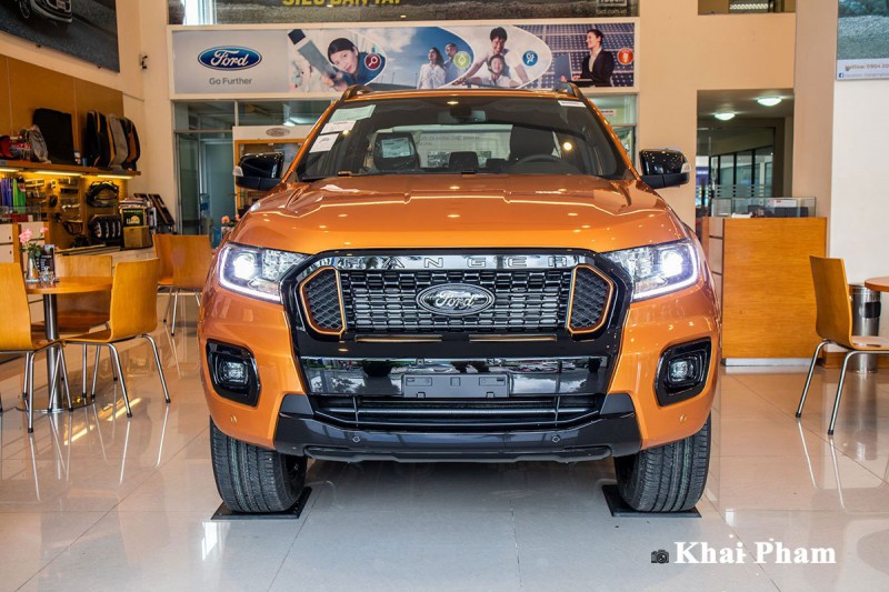 Ảnh đầu xe Ford Ranger Wildtrak 2021