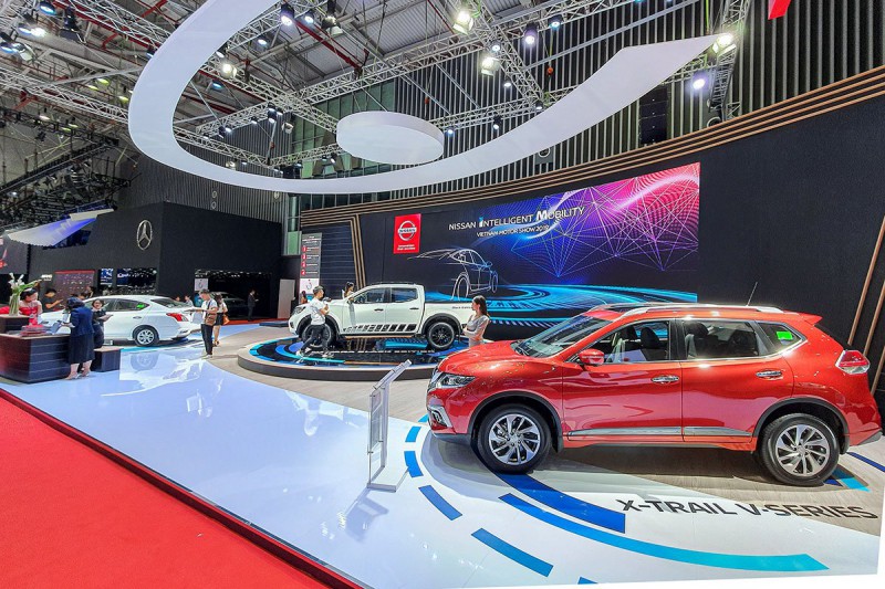 Gian hàng ô tô Nissan tại triển lãm VMS 2019 1