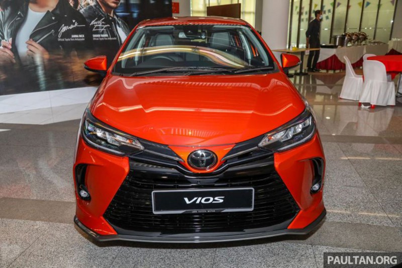 Thiết kế đầu xe Toyota Vios 2021 1