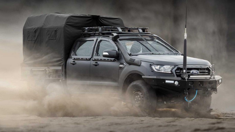 Ford Ranger 2021 và Everest gánh luôn cả vai trò xe đặc nhiệm.