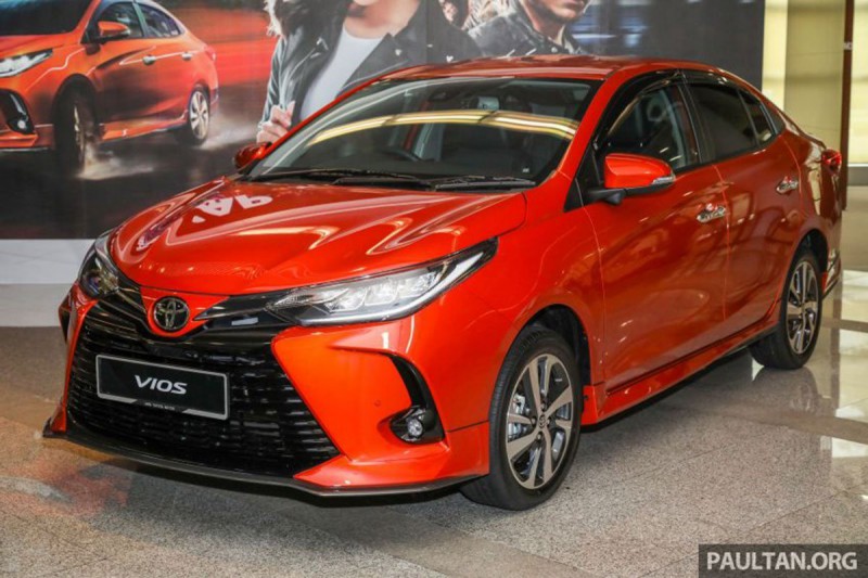 Toyota Vios 2021 tại Malaysia 1