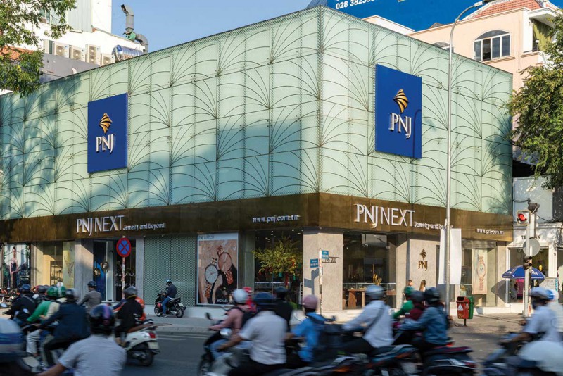 PNJ thực hiện một bước chuyển mới với cửa hàng flagship trên đường Hai Bà Trưng, quận 1, TP.HCM