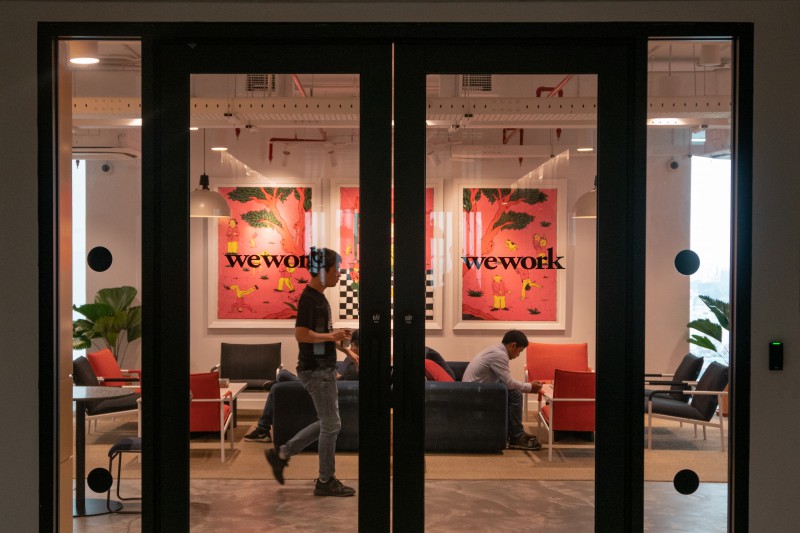 Bên trong một văn phòng làm việc của WeWork tại Thành phố Hồ Chí Minh (Ảnh: Bảo Zoãn)