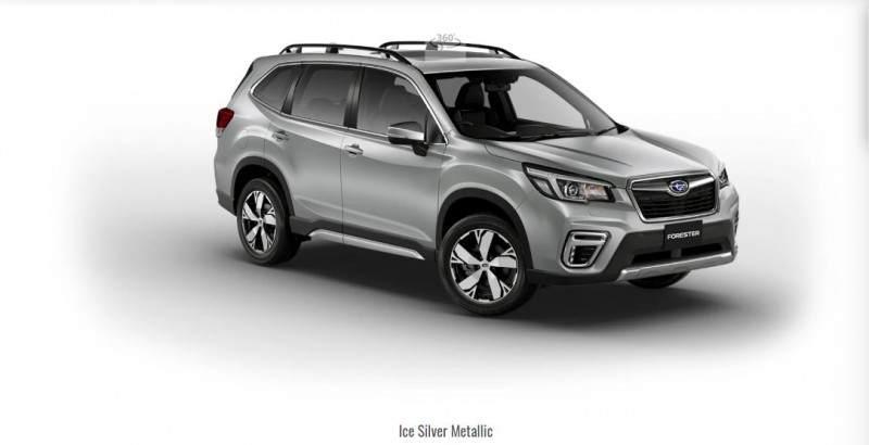 Subaru Forester có 7 tuỳ chọn màu sắc