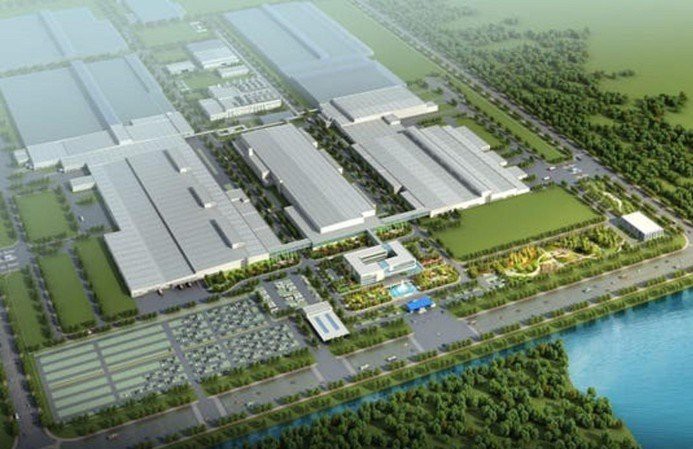 Toàn cảnh nhà máy sản xuất ô tô của GM đặt tại Vũ Hán