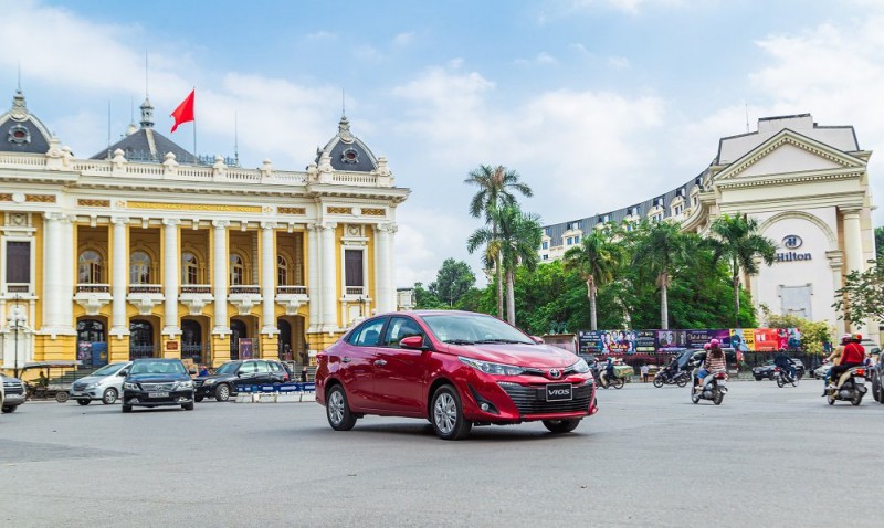Doanh số bán hàng của Toyota Việt Nam tăng so với tháng trước. (Ảnh: Toyota Việt Nam)