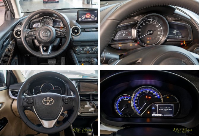 Toyota Vios 2020 vẫn trung tính thường thấy.