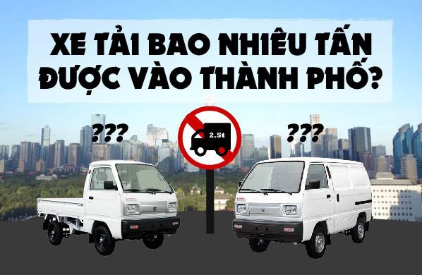 Xe tải bị cấm lưu thông trên một số cung đường trong nội thành vào giờ cao điểm.