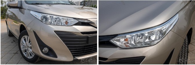 Toyota Vios 2020 với thiết kế an toàn.