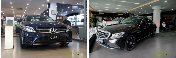 Với mức giá chênh trên 300 triệu đồng, Mercedes-Benz C 180 hayC 200 Exclusive sẽ là lựa chọn của bạn?