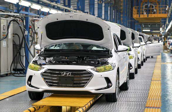 Nhà máy lắp ráp xe Hyundai tại Ninh Bình tạm ngừng hoạt động. (Ảnh: Internet)