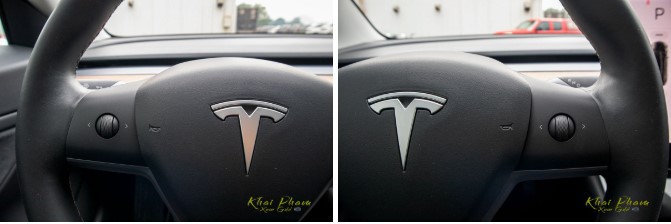 Vô-lăng xe Tesla Model 3 thiếu cảm xúc.