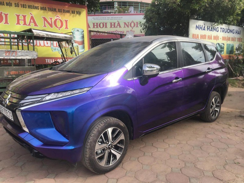 Mitsubishi Xpander được độ lại màu sơn của tắc kè hoa.