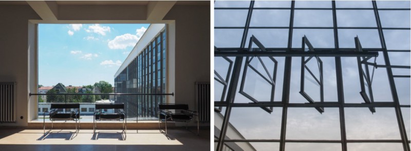 Trường Bauhaus ở Dessau: một trong những kiệt tác của kiến trúc hiện đại, do kiến trúc sư Walter Gropius thiết kế năm 2015.