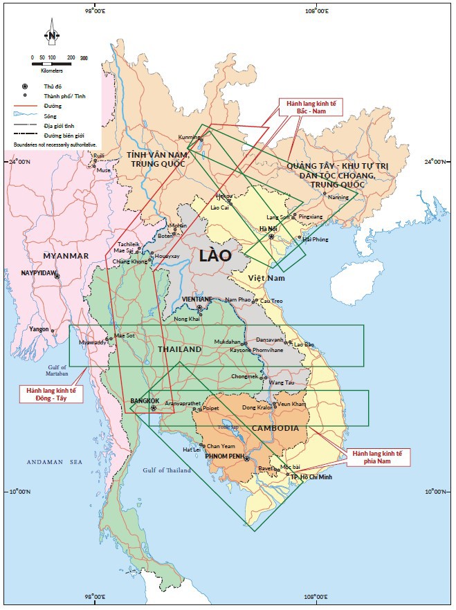 Các hành lang kinh tế trong tiểu vùng Mekong mở rộng