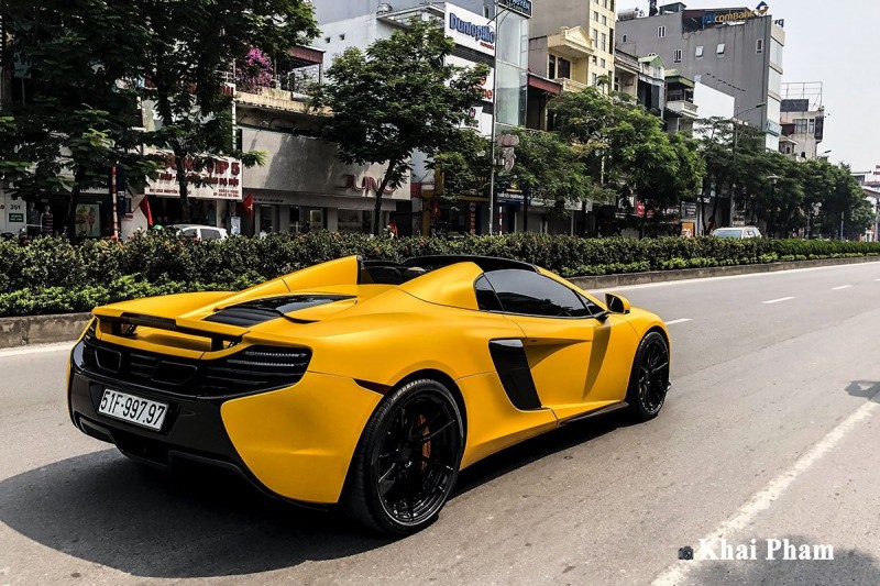 McLaren 650S Spider với biển số từng thuộc sở hữu của đại gia Minh Nhựa.