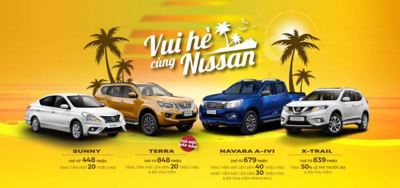 Nissan Việt Nam tung ưu đãi hấp dẫn đón hè 2020. (Ảnh: Nissan Việt Nam)