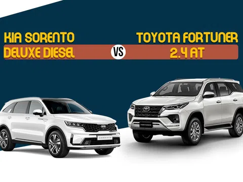 [Infographic] So sánh chênh lệch trang bị giữa Kia Sorento và Toyota Fortuner 2020 mới