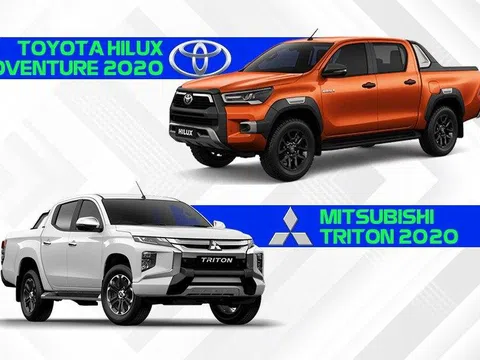 So sánh xe Mitsubishi Triton 2020 và Toyota Hilux 2020: Cuộc chạy đua công nghệ của xe bán tải